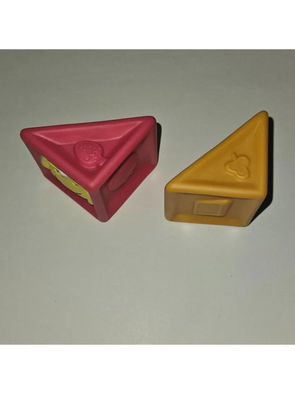 Winnie Pooh Blocks Rubber Squeak Square Piglet Plastic Triangle Rabbit Eeyore